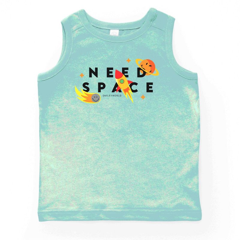 بلوزة بدون أكمام للشباب من مجموعة ذا جونيبر شوب سمايلي وورلد نيد سبيس