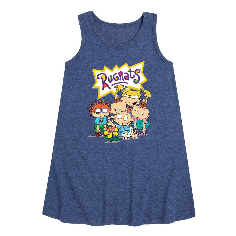 Girls' - Rugrats - Natural Wonder Graphic Sleeveless Aline Dress