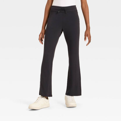 Girls' Modal French Terry Flare Pants - All In Motion™