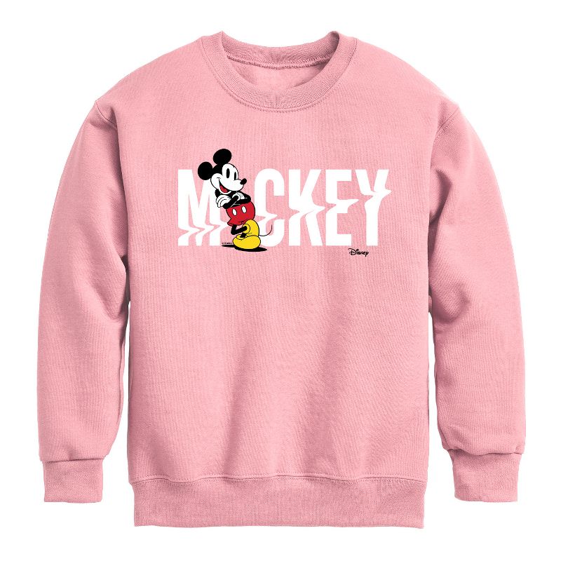 Boys' - Disney - Mickey & Friends Graphic Long Sleeve Fleece Sweatshirt