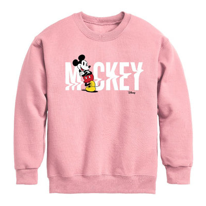 Boys' - Disney - Mickey & Friends Graphic Long Sleeve Fleece Sweatshirt