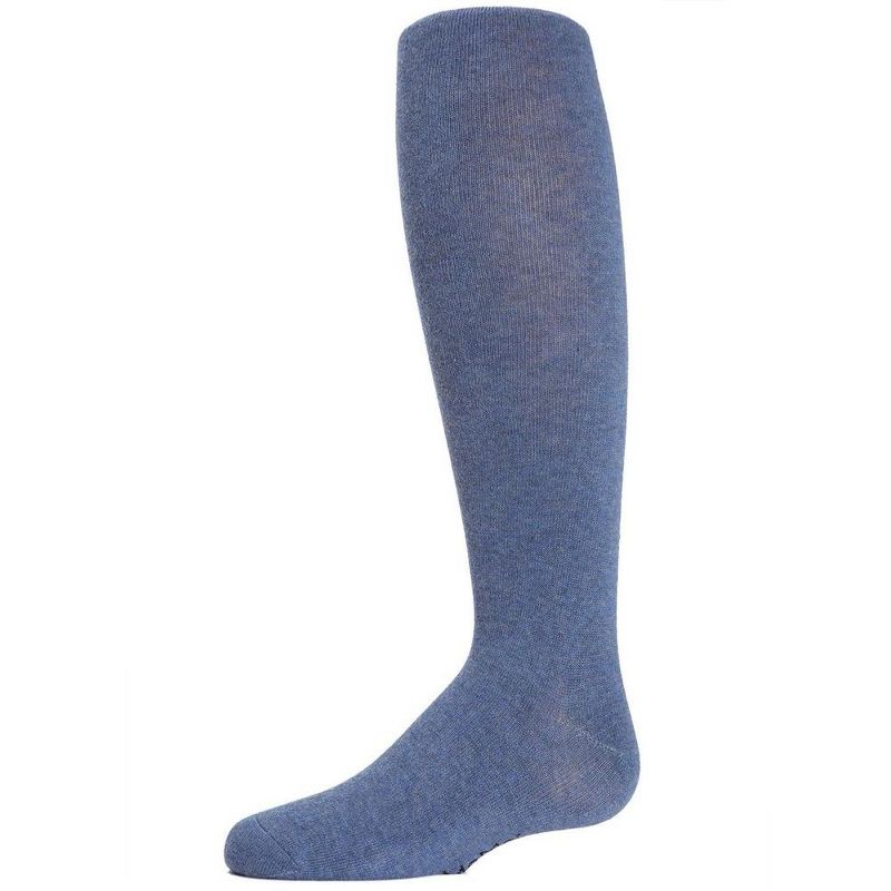 Memoi Girls' Soft Pima Cotton Opaque Tights
