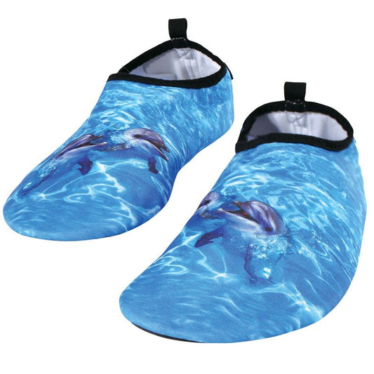 Hudson Baby Kids and Adult Water Shoes for Sports, Yoga, Beach and Outdoors, Dolphins