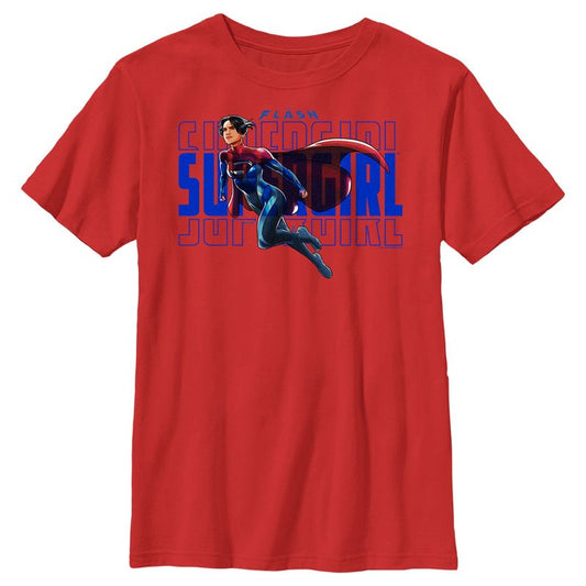 Boy's The Flash Supergirl Sky Flight T-Shirt