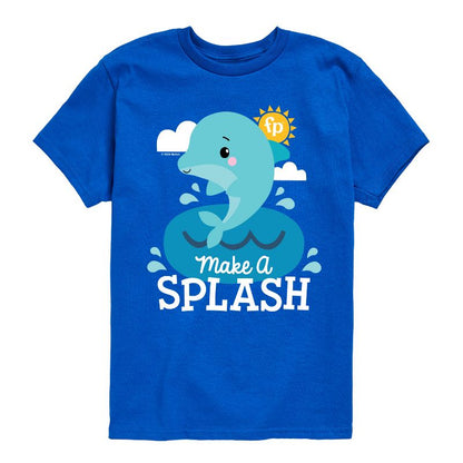 تي شيرت جرافيكي بأكمام قصيرة للأولاد من فيشر برايس - Make A Splash