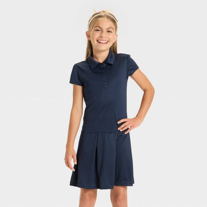Girls' Short Sleeve Uniform Performance Jersey Tennis Dress - Cat & Jack™