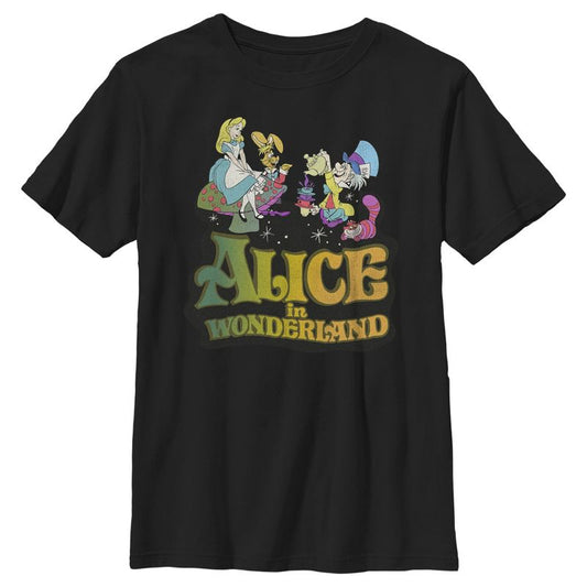 Boy's Alice in Wonderland Alice and Mad Hatter Party T-Shirt
