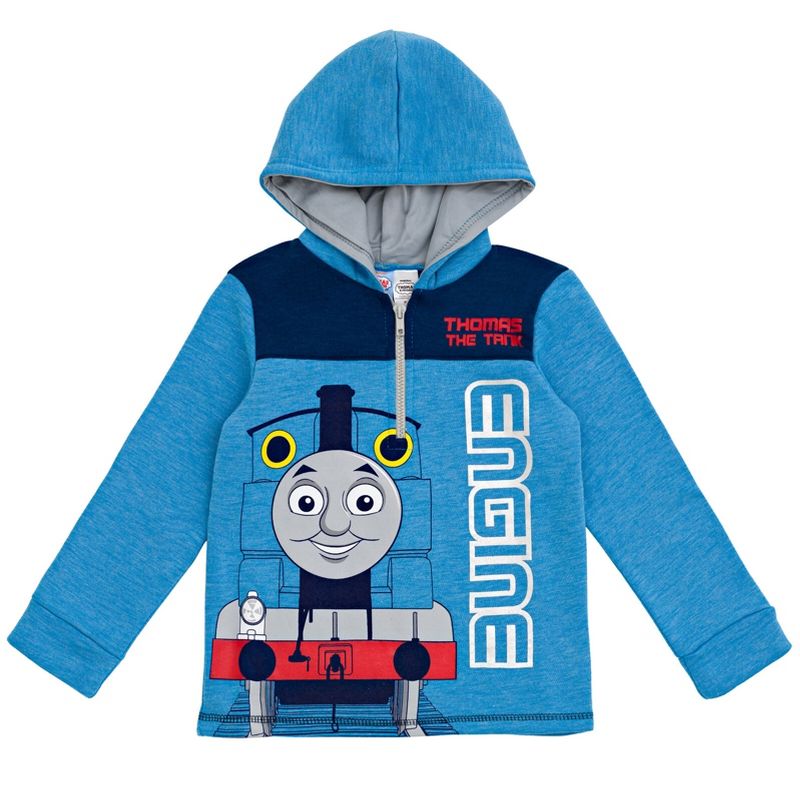Thomas & Friends Tank Engine Big Boys Fleece Half Zip Hoodie