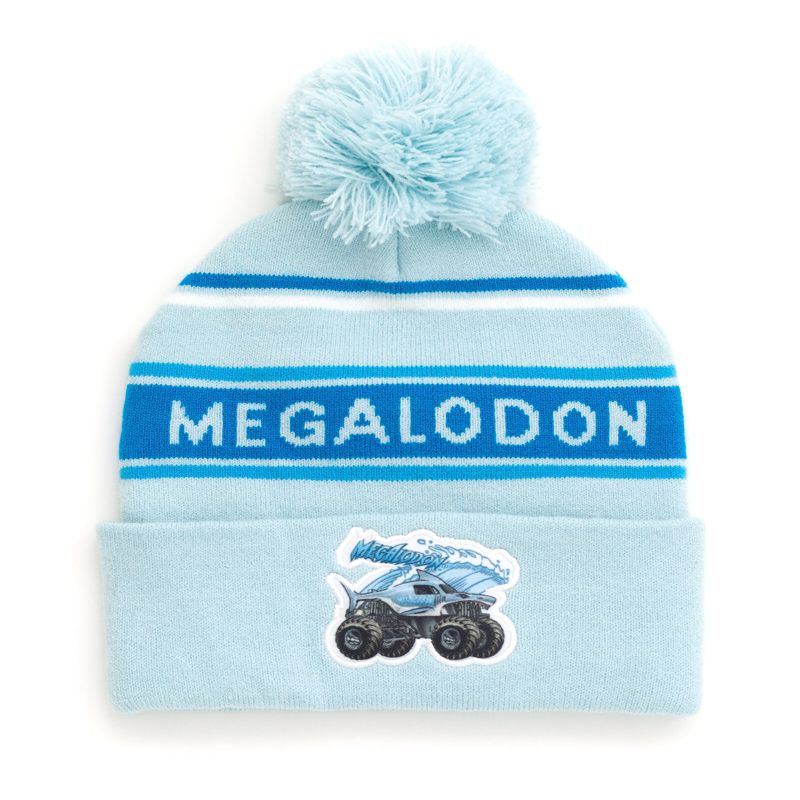 Monster Jam Grave Digger El Toro Loco Megalodon Truck Baby Beanie Newborn