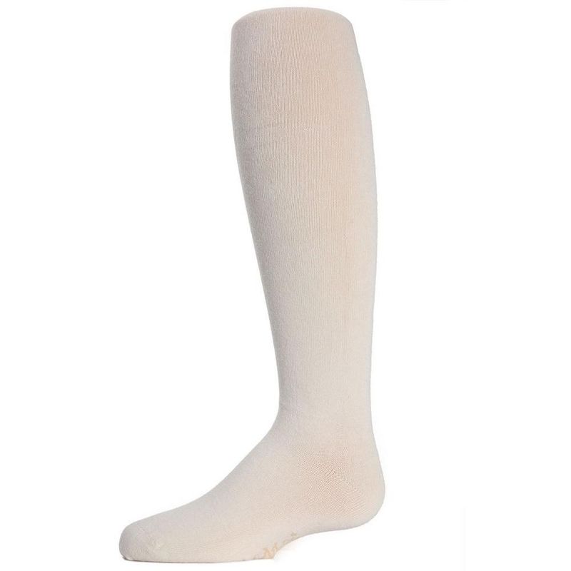 Memoi Girls' Soft Pima Cotton Opaque Tights