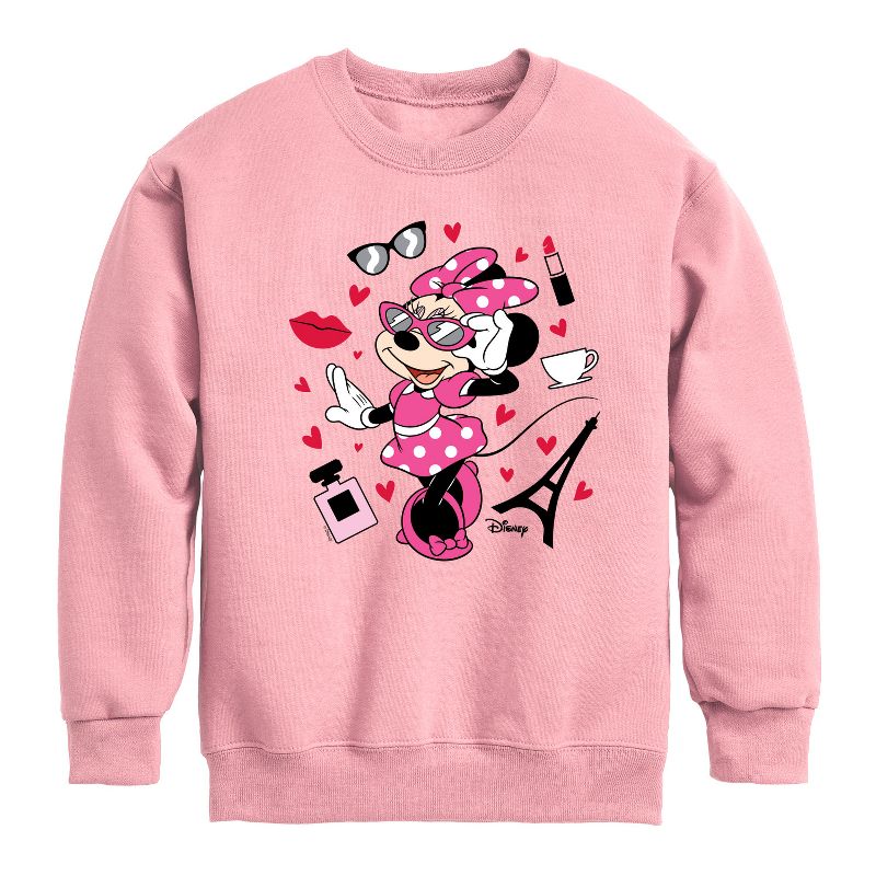 Boys' - Disney - Mickey & Friends Graphic Long Sleeve Fleece Sweatshirt
