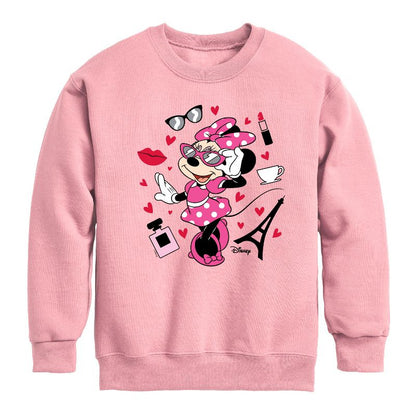Boys' - Disney - Mickey & Friends Graphic Long Sleeve Fleece Sweatshirt