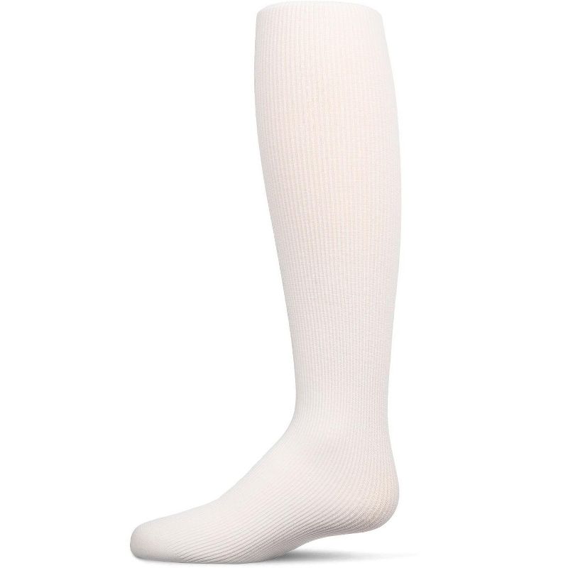 Memoi Girls Ribbed Supreme Cotton Blend Non-Pilling Tights