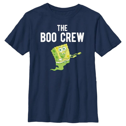 Boy's SpongeBob SquarePants Boo Crew Green Ghost T-Shirt