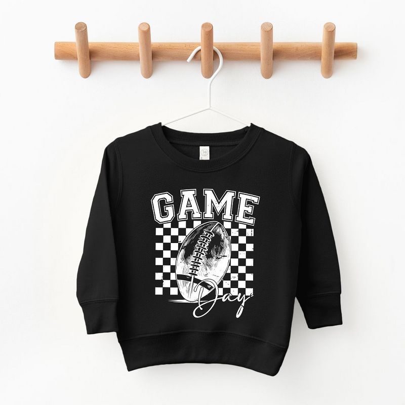 The Juniper Shop Retro Football Game Day Toddler Graphic Sweatshirt