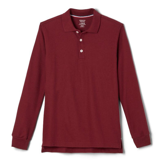 French Toast School Uniform Co-Ed Long Sleeve Pique Polo (Part 2)