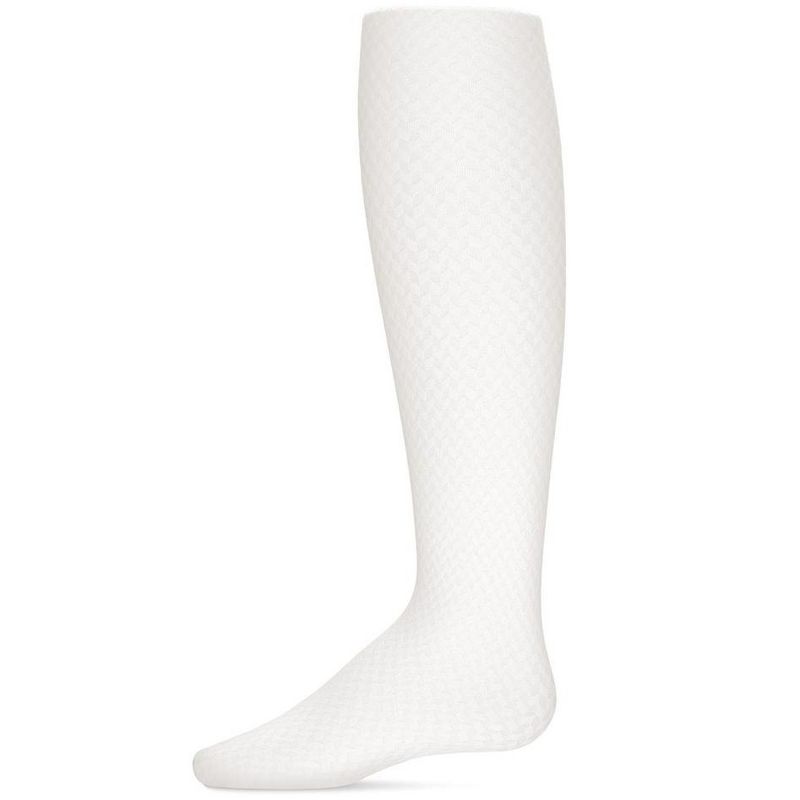 Memoi Girls Prism Textured Microfiber Opaque Tights