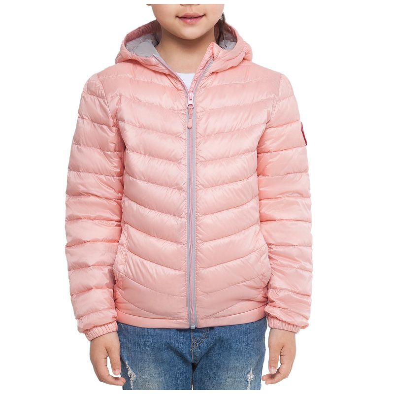 Rokka&Rolla Girls' Ultra-Light Packable Down Jacket