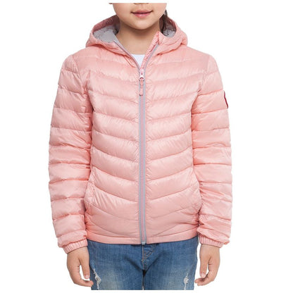 Rokka&Rolla Girls' Ultra-Light Packable Down Jacket