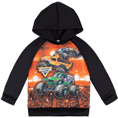 Monster Jam Maximum Destruction El Toro Loco Grave Digger Fleece Pullover Hoodie Toddler