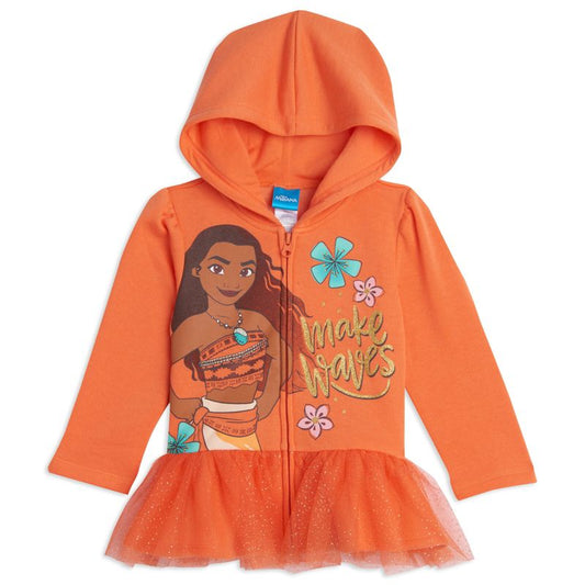 Disney Princess Girls Zip Up Hoodie Toddler