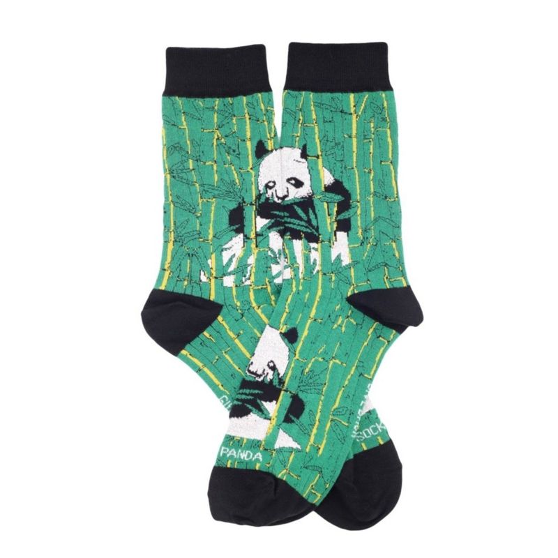 Panda Sitting in Bamboo Socks the Sock Panda (Large, Medium or Small)
