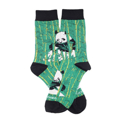 Panda Sitting in Bamboo Socks the Sock Panda (Large, Medium or Small)