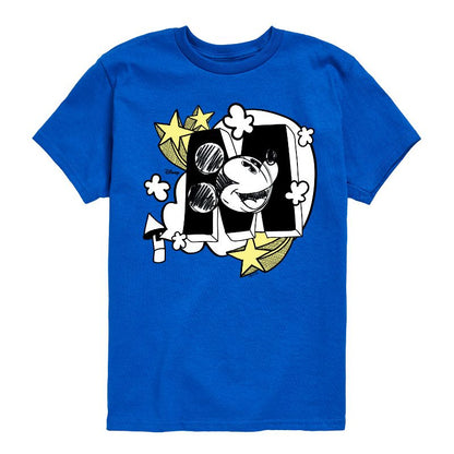 Boys' - Disney - Mickey Mouse in the Clouds Short Sleeve Graphic T-Shirt