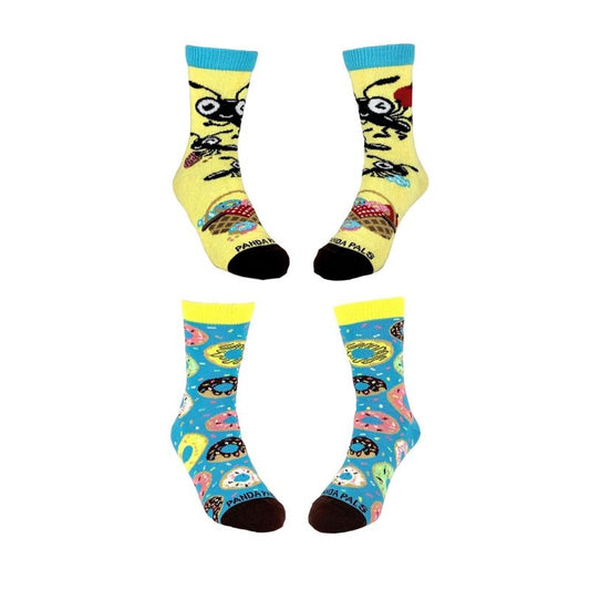 Ant Picnic Donut Feast (2-Pack) from the Sock Panda (Ages 3-7)