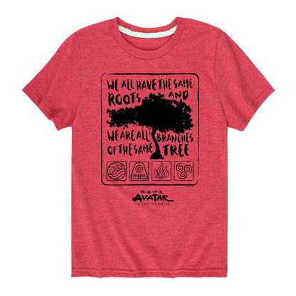 Boys' - Avatar: The Last Airbender - Same Roots Short Sleeve Graphic T-Shirt