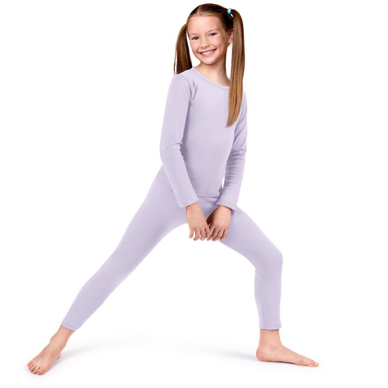 Rocky Thermal Underwear for Girls, Long Johns Fleece Lined Set, Shirt & Pants, Base Layer (Part 2)