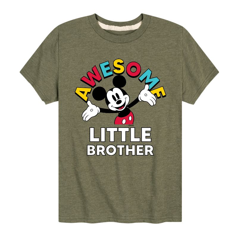 Boys' - Disney - Awesome Little Brother Short Sleeve Graphic T-Shirt