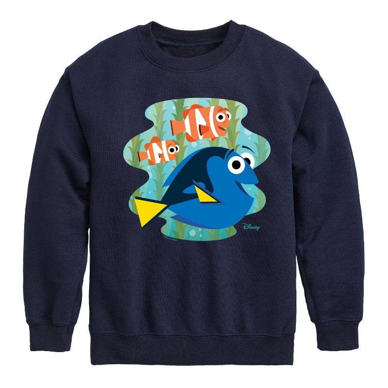 Boys' - Disney - Dory, Nemo, & Marlin Graphic Long Sleeve Fleece Sweatshirt