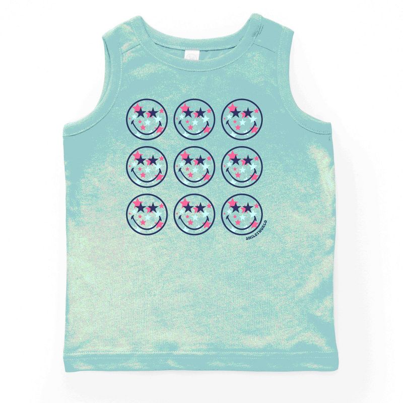 بلوزة شبابية بدون أكمام بنقشة نجوم وطنية من متجر جونيبر