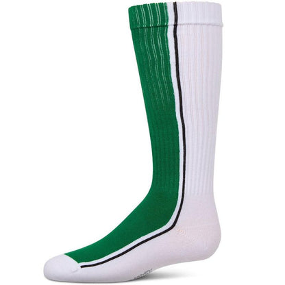 Memoi Girls Color Block Stripe Stretch Cotton Knee Sock