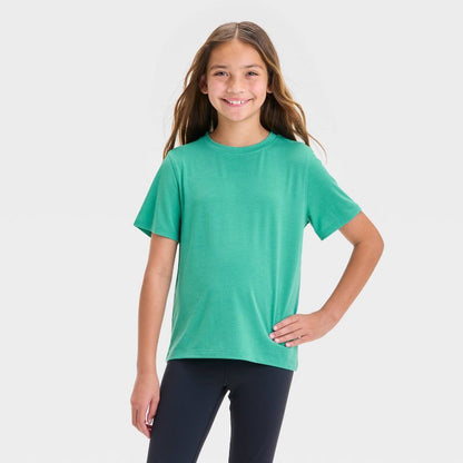 Girls' Short Sleeve Gym T-Shirt - All In Motion™