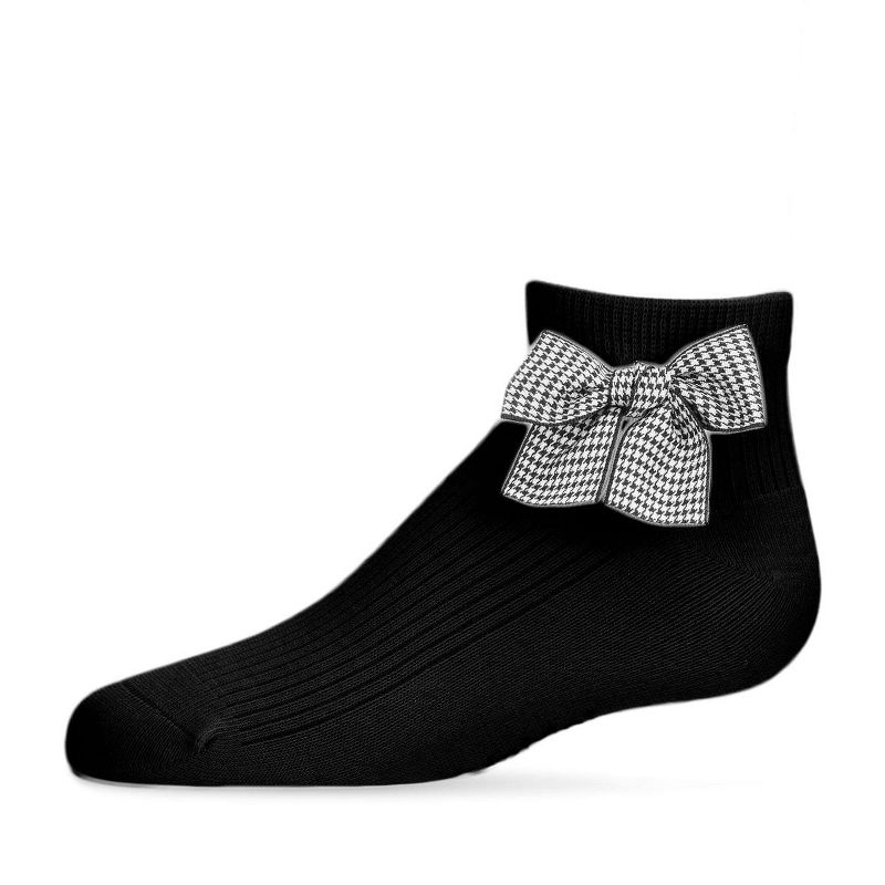 Memoi Herringbone Thin Ribbed Anklet
