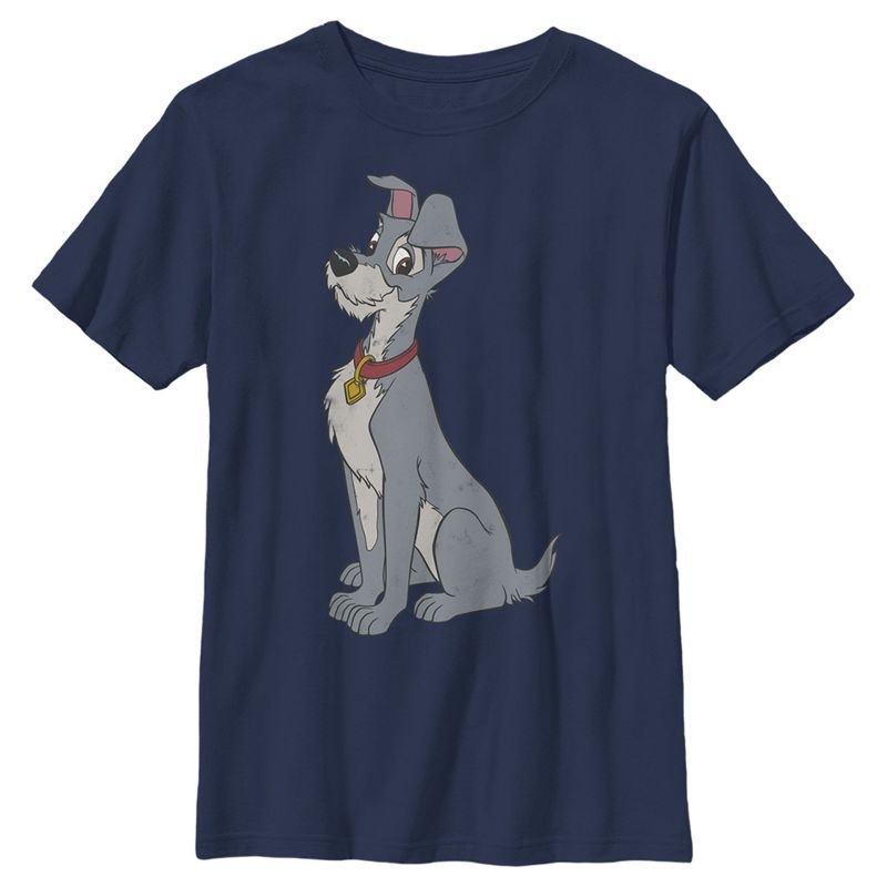 Boy's Lady and the Tramp Smiling Handsomely T-Shirt