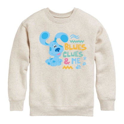Boys' - Blue's Clues & You! - Blue's Clues & Me Graphic Long Sleeve Fleece Sweatshirt