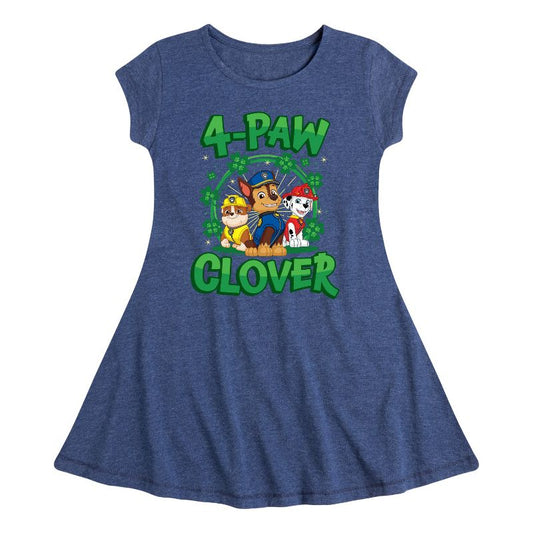 Girls' - Nickelodeon - Paw Patrol Fit & Flair Cap Sleeve Dress