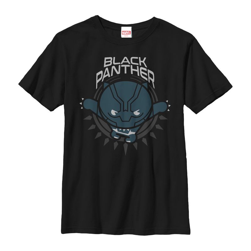 تي شيرت Marvel Black Panther Kawaii للأولاد
