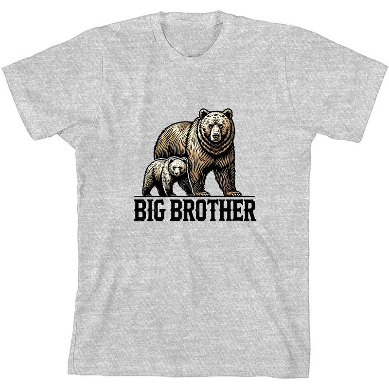 تي شيرت Big Brother Bears للأولاد برقبة دائرية وأكمام قصيرة