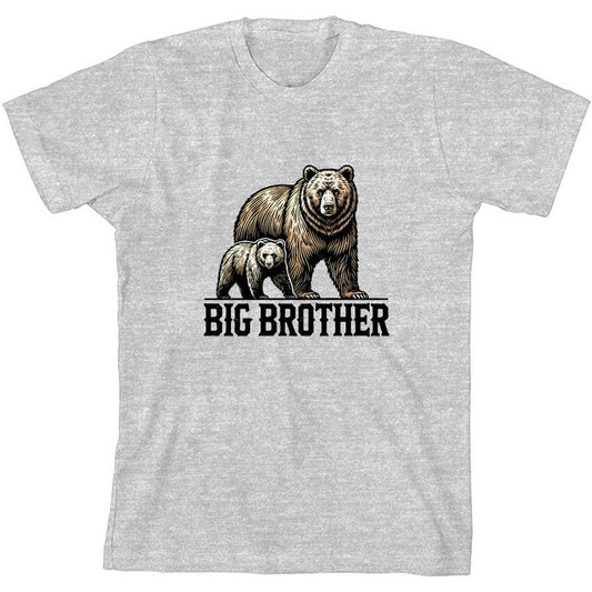 تي شيرت Big Brother Bears للأولاد برقبة دائرية وأكمام قصيرة