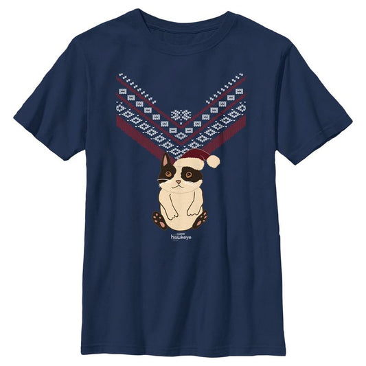 تي شيرت Marvel Hawkeye Christmas Cateye للأولاد