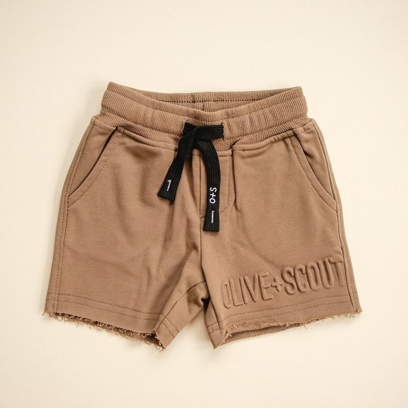 Kids Kash Sweat Shorts - Olive + Scout