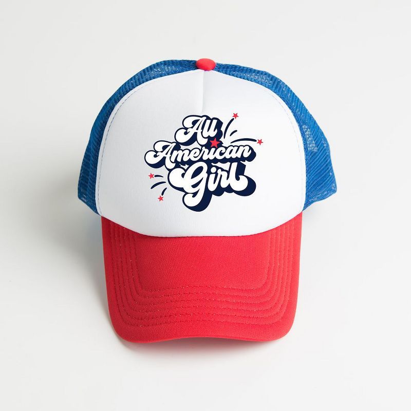 قبعة سائق الشاحنة الرغوية من The Juniper Shop All American Girl Youth