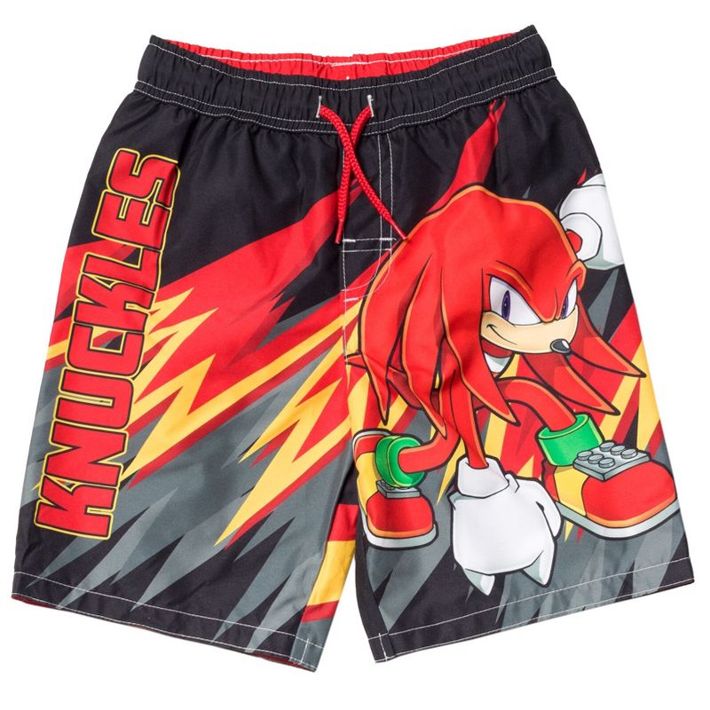 Sonic the Hedgehog UPF 50+ Swim Trunks Little Kid to Big Kid Sizes (4T - 14-16)