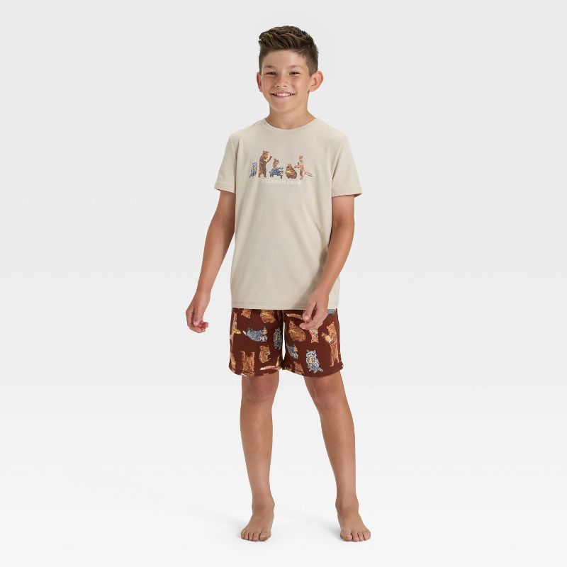Boys' 2pc Short Sleeve Pajama Set - Cat & Jack™