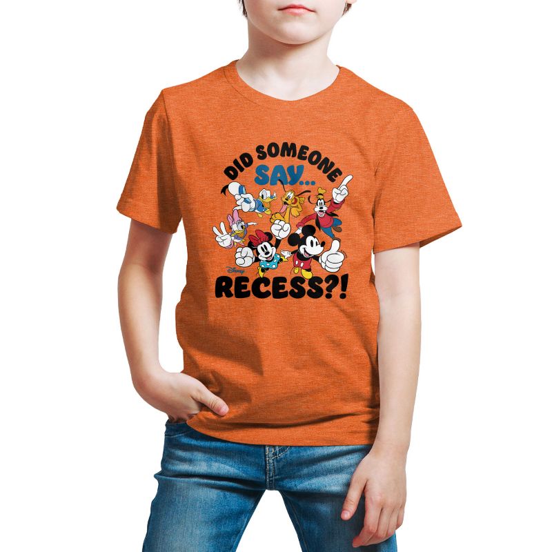 Boys' - Disney - Did Someone Say Recess Short Sleeve Graphic T-Shirt