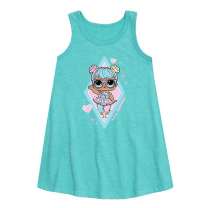 Girls' - LOL Surprise! - Bon Bon Doll Graphic Sleeveless Aline Dress